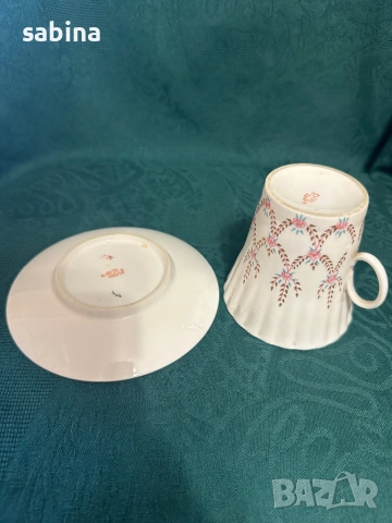 Костен порцелан на ЛФЗ Ломоносов, снимка 3 - Сервизи - 52671633