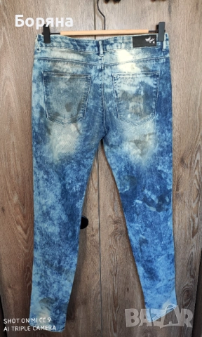 Caramella Fashion нови с етикет уникални дънки с разрези, снимка 13 - Дънки - 52815944