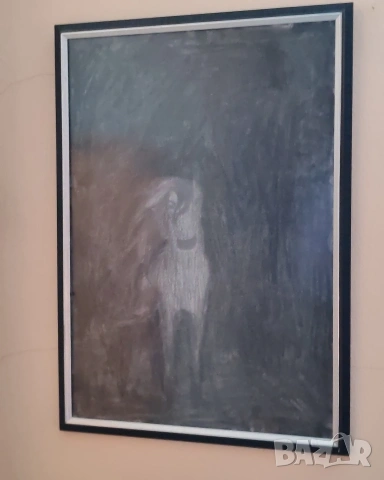 Картина рисувана с въглен. 