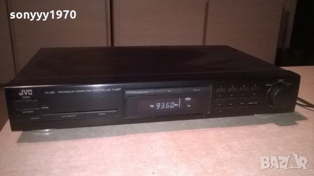 jvc fx-362bk stereo tuner-внос франция, снимка 1 - Ресийвъри, усилватели, смесителни пултове - 26684075