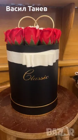 Кутия от вечни сапунени рози, снимка 9 - Ръчно изработени сувенири - 49235255