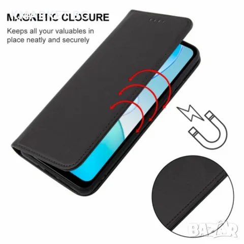 Infinix Hot 12i Magnetic Wallet Калъф и Протектор, снимка 8 - Калъфи, кейсове - 49540615