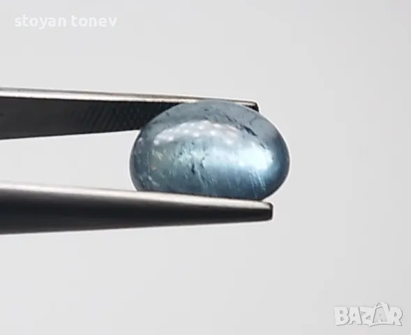 Син турмалин кабошон - 4.28кт.! Нов!, снимка 7 - Други - 49667193