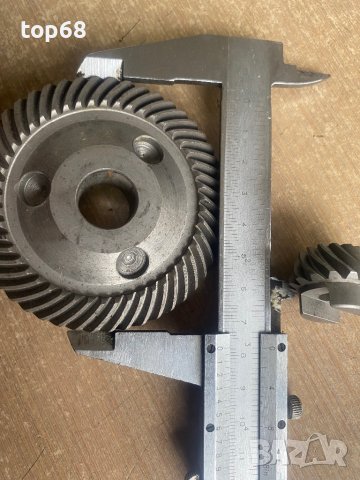 Зъбна двойка пиньон и корона за ъглошлайф Макита GA 9069 GA9067, снимка 3 - Резервни части за машини - 43434591