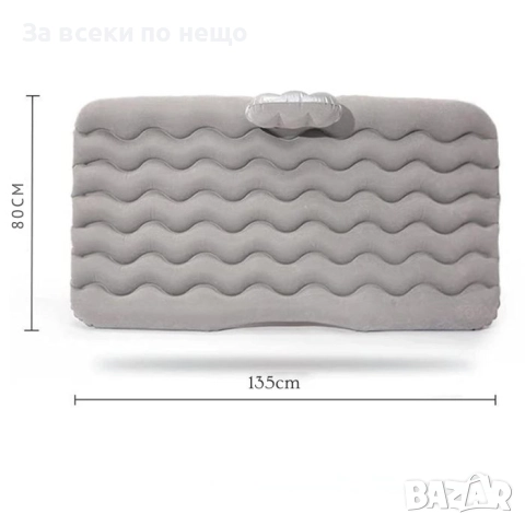 Надуваем матрак за къмпинг PA1176 – 80x135 см, компактен и удобен, снимка 2 - Матраци - 52330672