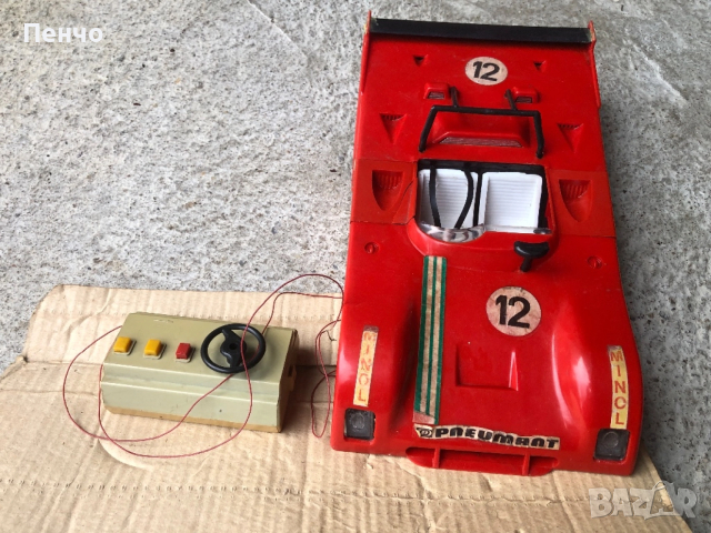 стара кола с дистанционно - FERRARI 312 PB - PIKO - DDR 