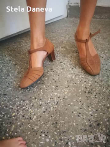 Запазени ретро токчета, снимка 2 - Дамски обувки на ток - 33553172