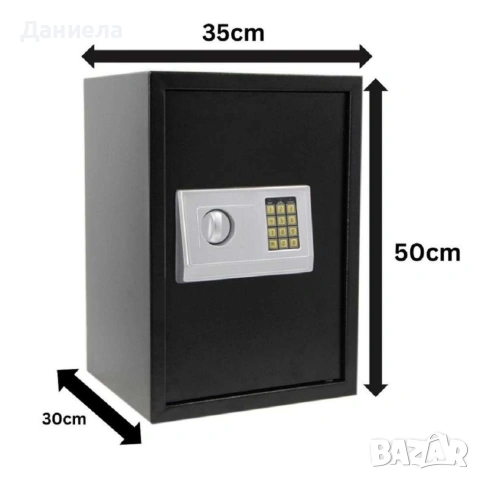 Електронен сейф 43L с аварийни ключове и монтажни болтове – Сигурност и защита за ценни вещи, снимка 4 - Други стоки за дома - 53201234