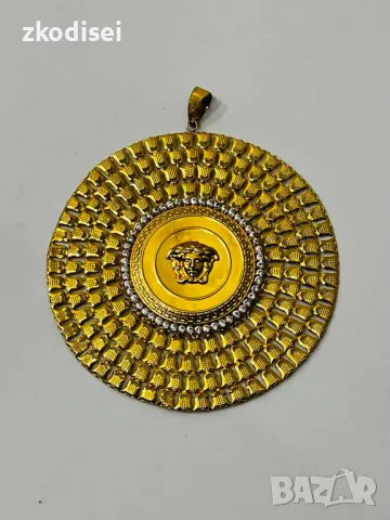 Златен медальон 32,14гр. 14кр. проба:585 модел:29391-1, снимка 2 - Колиета, медальони, синджири - 48875375