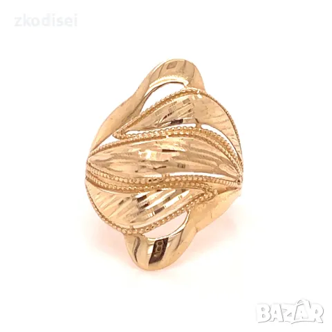 Златен дамски пръстен 2,62гр. 14кр.проба:585 размер:59 модел:4087-4, снимка 1