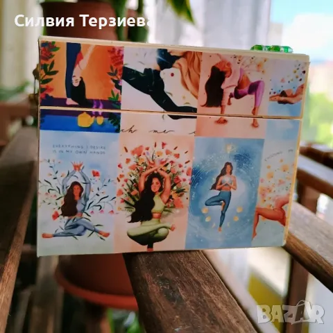 Ръчно изработена дървена кутия , снимка 5 - Декорация за дома - 50347176