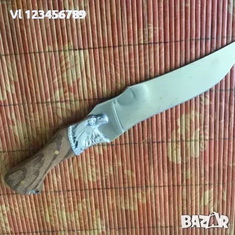 Руски нож "ОРЕЛ" -Стомана 65Х13; размер 160Х270, снимка 2 - Ножове - 50675490