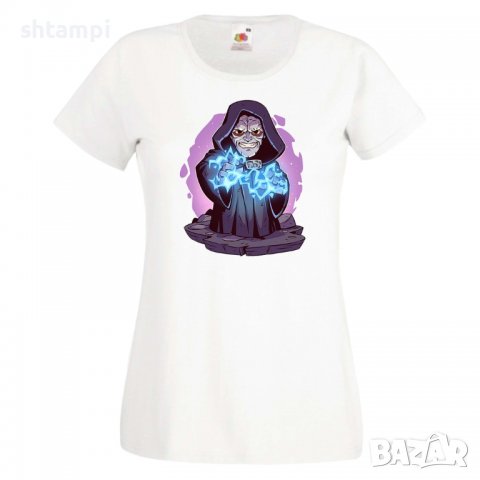 Дамска тениска Star Wars Emperor Игра,Изненада,Подарък,Геймър,, снимка 3 - Тениски - 36788918