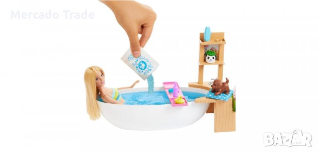 Кукла Барби с вана и аксесоари, снимка 4 - Кукли - 35072729