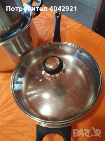 Комплект тенджери и тиган, снимка 2 - Съдове за готвене - 48956604