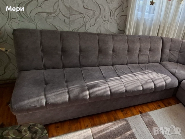 Ъглов диван, снимка 4 - Дивани и мека мебел - 52637227