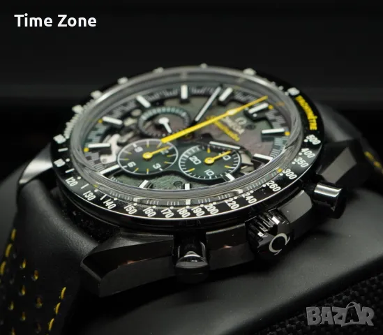 Omega Speedmaster 44mm Dark Side of the Moon Apollo 8 Ceramic Black Skeleton Dial, снимка 5 - Мъжки - 48000459