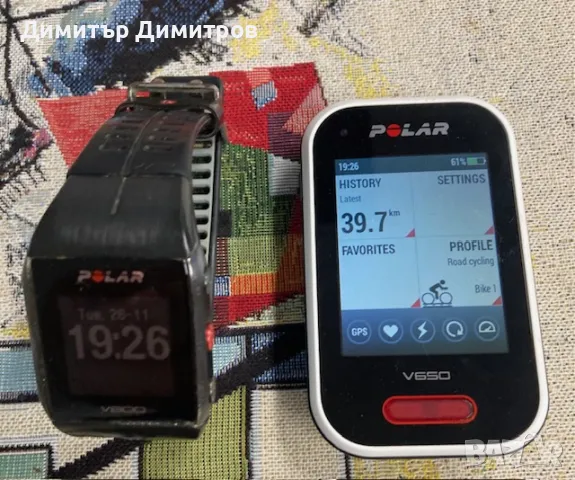 Продава се часовник Polar v800 ,Вело компютър Polar V650