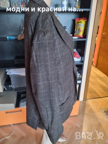 Мъжко сако Ermenegildo Zegna, размер 54(L, XL), 100% вълна, снимка 5 - Сака - 52514117