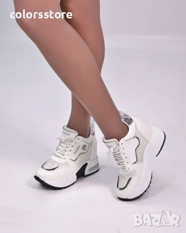 Кецове на платформа - бяла кожа - PA900

.
-