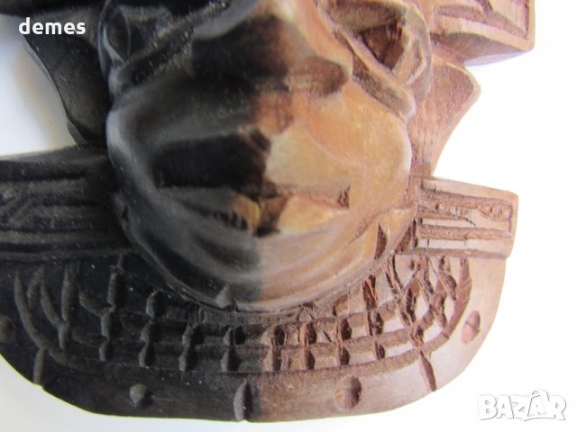  Африканска паспортна маска от кралски абанос, снимка 5 - Други ценни предмети - 28790279