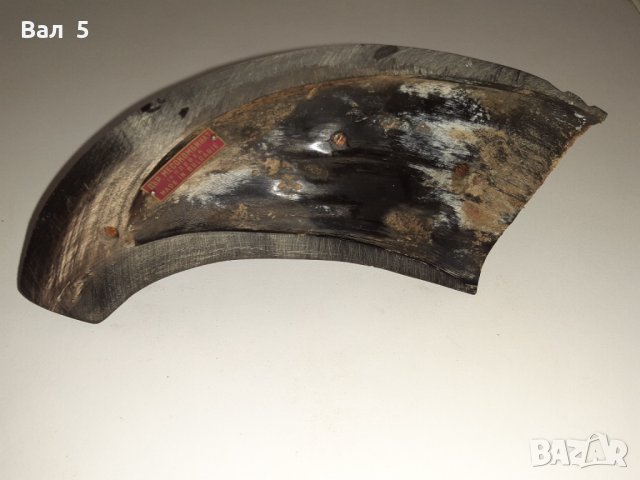 Стара фигура от рог - ваза , поставка за снимки , соц, снимка 5 - Антикварни и старинни предмети - 34916495