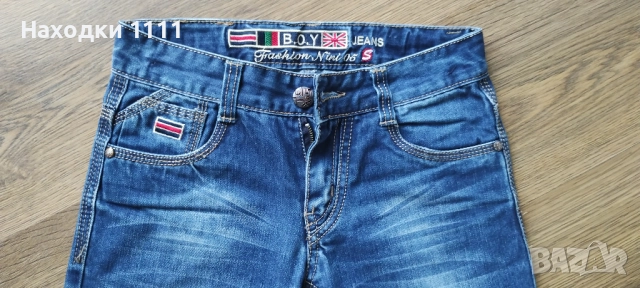 ПОДАРЯВАМ свежарски детски дънки, размер 140-146, 9-10г., снимка 2 - Детски панталони и дънки - 52432070