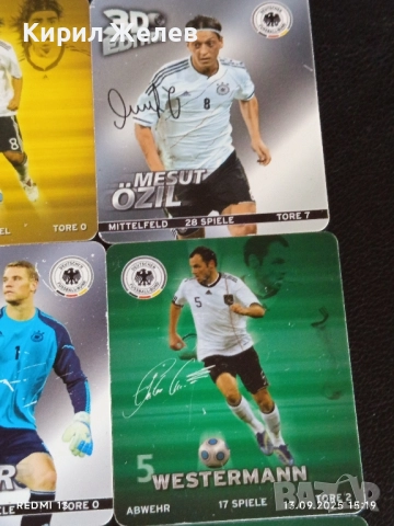 Колекционерски картички на футболисти МИРОСЛАВ КЛОЗЕ,САМИ КЕДИРА, МАНУЕЛ НОЕР 51046, снимка 4 - Колекции - 51701458