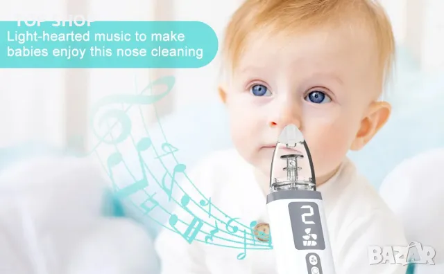 Електрически аспиратор за сополи TAIKOUL акумулаторен, снимка 4 - Прибори, съдове, шишета и биберони - 48500885