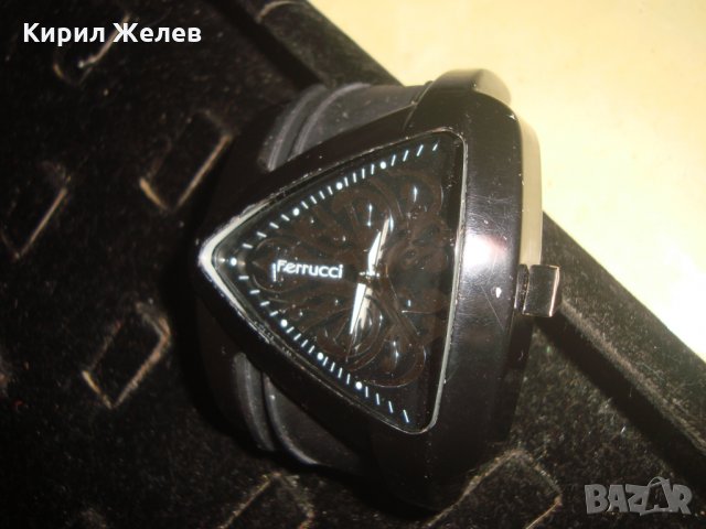 FERRUCCI МАРКОВ КВАРЦОВ МОДЕН ЧАСОВНИК ДИЗАЙНЕРСКИ МОДЕЛ 78871, снимка 17 - Мъжки - 32797178