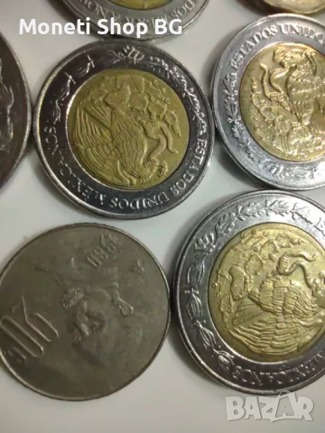7бр. Монети Мексико, снимка 6 - Нумизматика и бонистика - 49961147