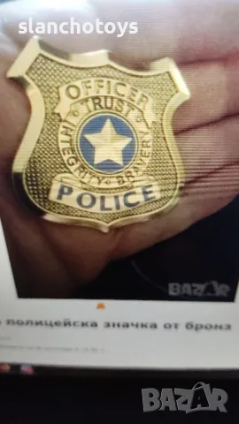 Полицейска шапка,полицейска значка, шерифска значка, снимка 4 - Други - 46456662