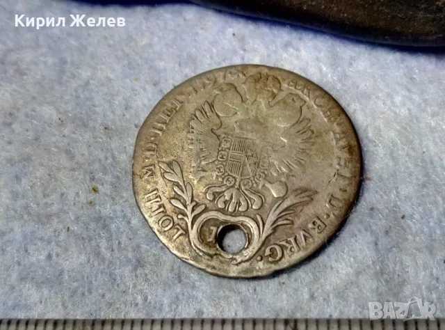 Стара СРЕБЪРНА МОНЕТА 10 КРОЙЦЕРА 1797 ИМПЕРАТОР ФРАНЦ II АВСТРИЯ СВЕЩЕНА РИМСКА ИМПЕРИЯ 26309, снимка 10 - Нумизматика и бонистика - 48805860