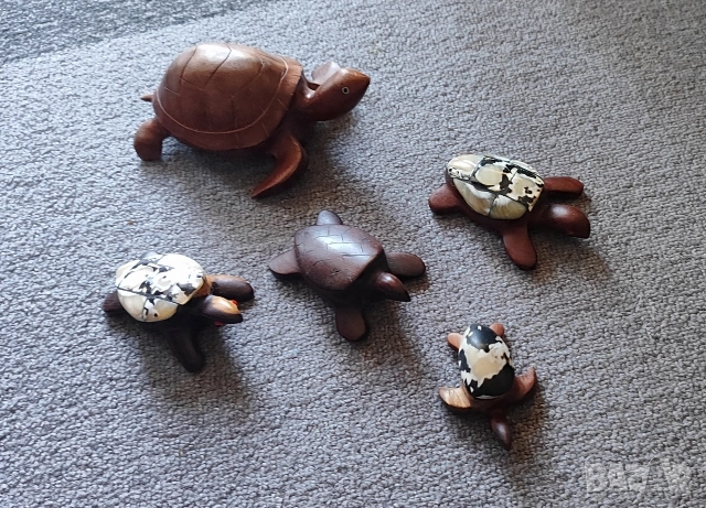 Ръчно изработени кубински фигури костенурка, снимка 2 - Колекции - 52966076