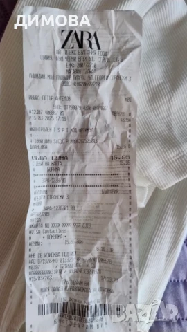 бяла тениска за момиче на 12-13 години от ЗАРА, снимка 3 - Детски тениски и потници - 50915903