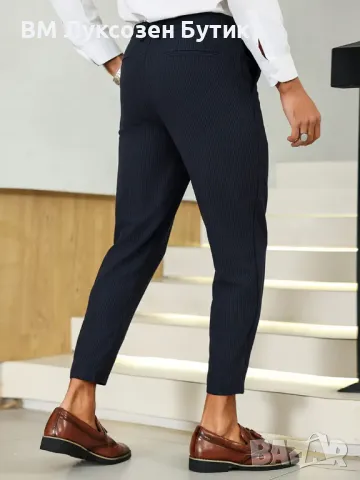 👖✨ Мъжки панталони с тесен силует – елегантен бизнес-кежуал стил за модерния мъж! ✨👖, снимка 2 - Панталони - 50313750