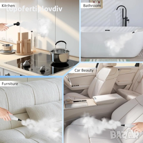 Парочистачка Strixorn Steam Cleaner for Everything 2500 W,Гаранция, снимка 2 - Парочистачки и Водоструйки - 53254216