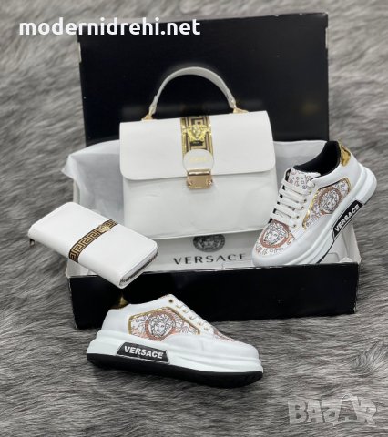 Дамска чанта портфейл и спортни обувки Versace код 171, снимка 1 - Дамски ежедневни обувки - 33559429