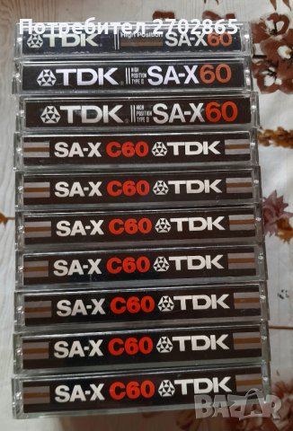 Аудио касети TDK SA X- 60 мин., снимка 11 - Аудио касети - 40480669