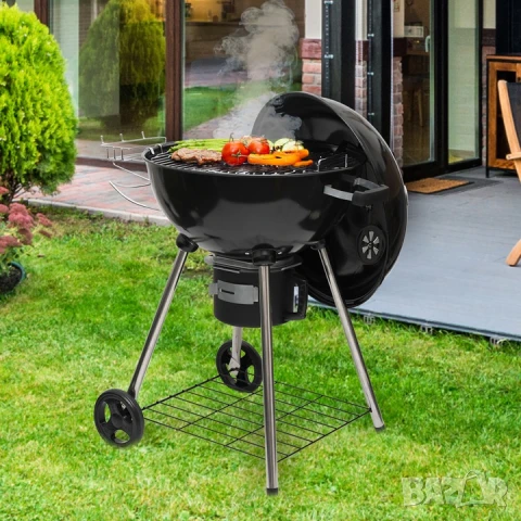 БАРБЕКЮ СФЕРИЧНО С КАПАК 68x57x99см, снимка 1