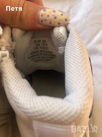 H&M Мини Маус Детски бели кожени маратонки, снимка 4 - Детски маратонки - 32812789