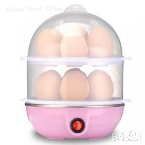 Яйцеварка за варене на яйца на пара My Dream Egg Cooker-на два етажа за 14 яйца, снимка 5 - Уреди за готвене на пара - 32946642