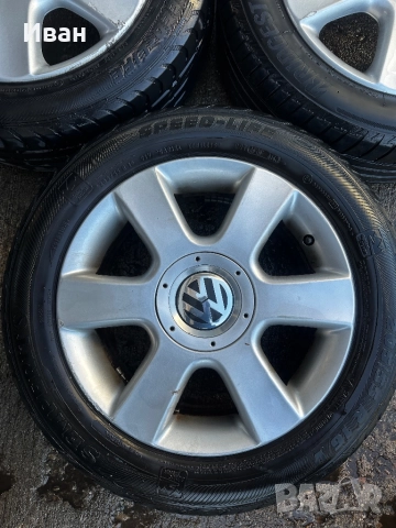 Алуминиеви джанти 5х112 с гуми Bridgestone, снимка 2 - Гуми и джанти - 52233958