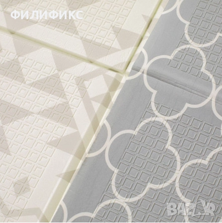 Сгъваемо двустранно меко килимче 197x147x1см, снимка 2 - Други - 52861654