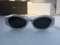 Dior 2024 дамски слънчеви очила 2 цвята черни бели, снимка 10