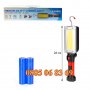 LED работна лампа ZJ-8859-B, къмпинг лампа с магнит и кука, снимка 2