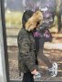 Дебела камуфлажна парка с голям пух на качулката ❄️ Размери -8г.10г.12г.14г.16г. Цена -45 лв, снимка 2