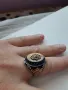 Уникален мъжки бутиков сребърен пръстен, снимка 4