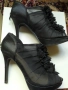 Черни сандали на висок ток 37 номер обувани веднъж 20лв, снимка 6