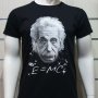 Нова мъжка тениска с трансферен печат Алберт Айнщайн, снимка 3